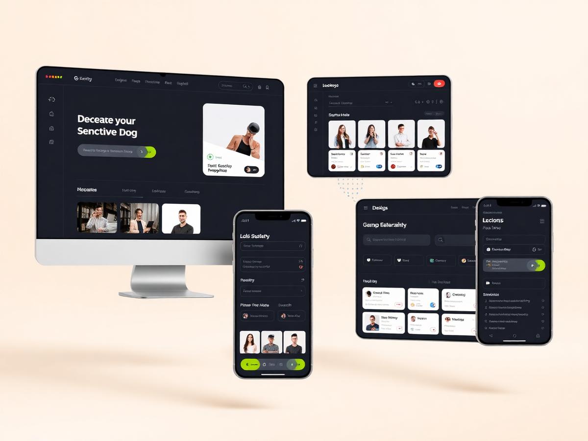 Job Portal Web Design cover visual